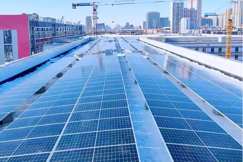 九洲集團(tuán)承建哈爾濱電機(jī)廠屋頂光伏項(xiàng)目一期工程成功并網(wǎng)發(fā)電！